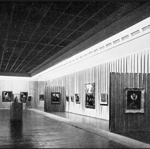 Una sala de la exposición monográfica sobre el Greco, en Burdeos, en 1953 Una sala de la exposición monográfica sobre el Greco, en Burdeos, en 1953