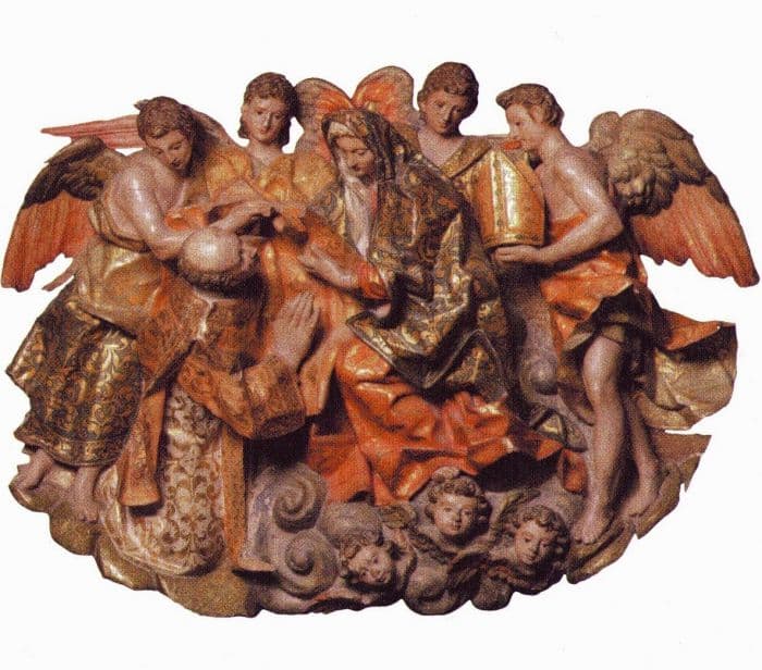 Talla del Greco con la Imposicion de la casulla a San Ildefonso Talla del Greco con la Imposicion de la casulla a San Ildefonso