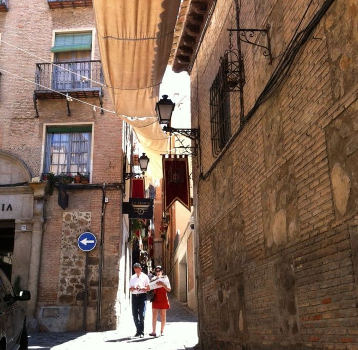 Final de la calle de la Sillería desde la iglesia de San Nicolás Final de la calle de la Sillería desde la iglesia de San Nicolás