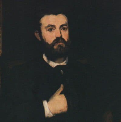El intelectual Zacharie Astruc retratado por Edouard Manet El intelectual Zacharie Astruc retratado por Edouard Manet