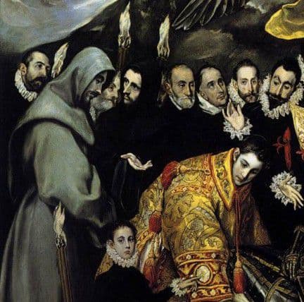 Un fraile franciscano y otro agustino asisten al entierro Un fraile franciscano y otro agustino asisten al entierro