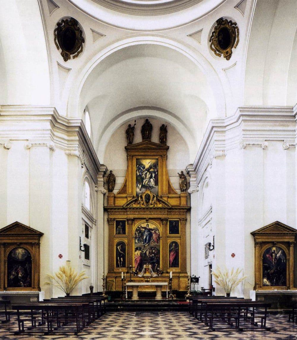 Los tres retablos del Greco en la capilla conventual (1577-1579) Los tres retablos del Greco en la capilla conventual (1577-1579)
