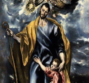 San José y el Niño (fragmento) San José y el Niño (fragmento)