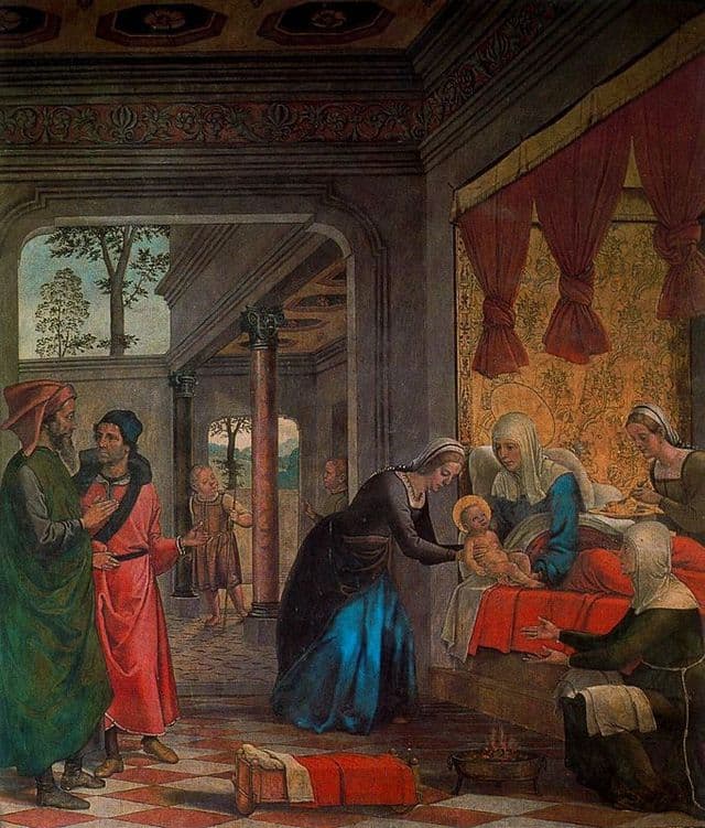 Pintura de Juan de Borgoña en la catedral de Toledo (1495) Pintura de Juan de Borgoña en la catedral de Toledo (1495)